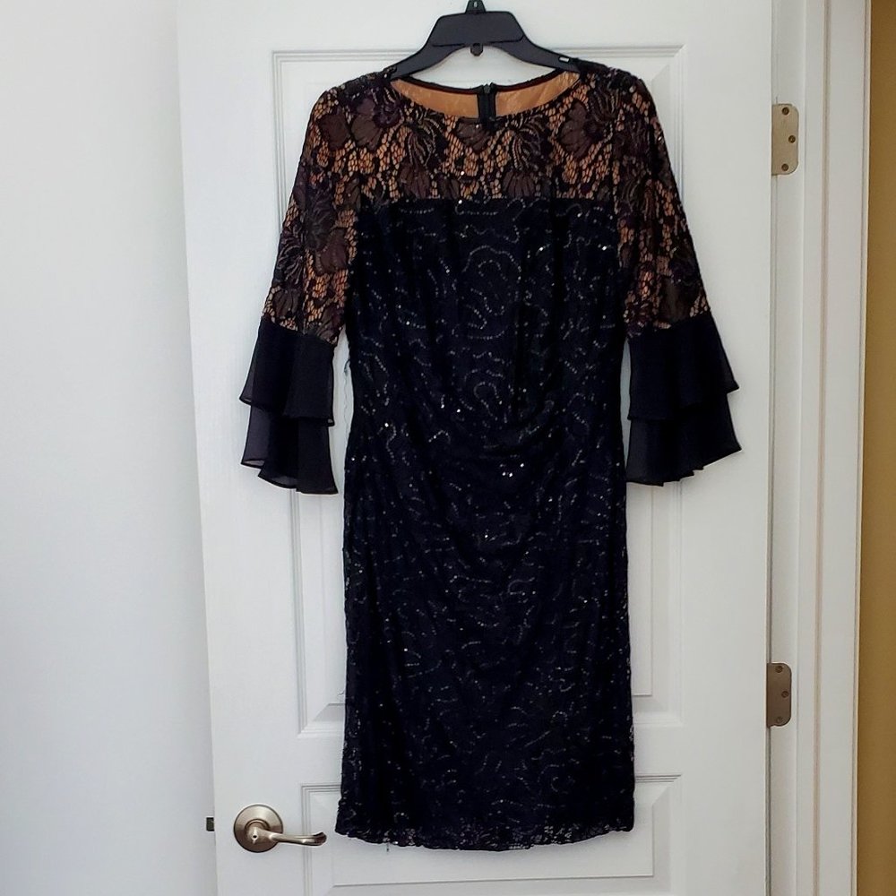 Ralph Lauren Size 8 stretch lace LBD